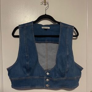 American Eagle Denim Vest XXL